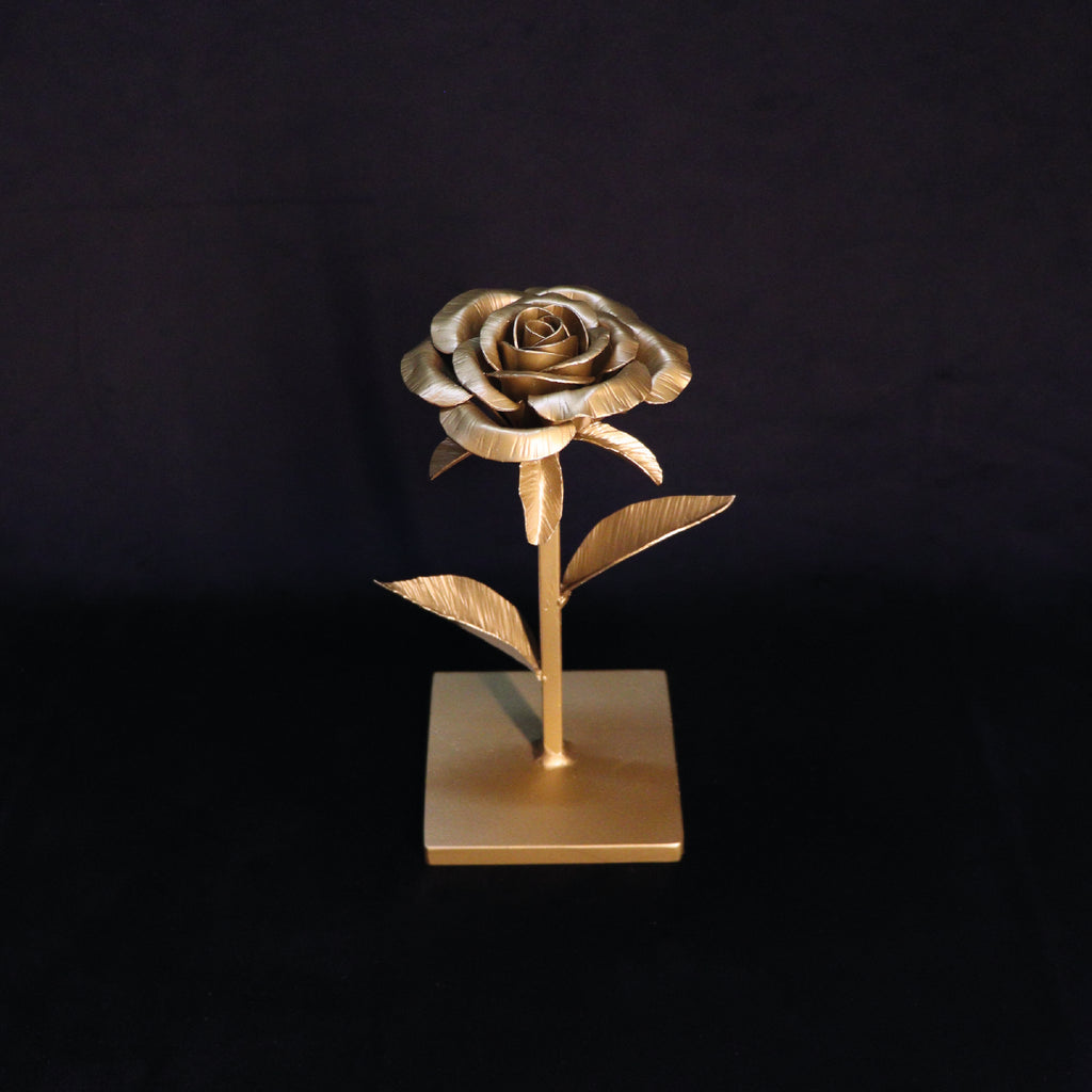 Rosa Origem em aço - Ouro